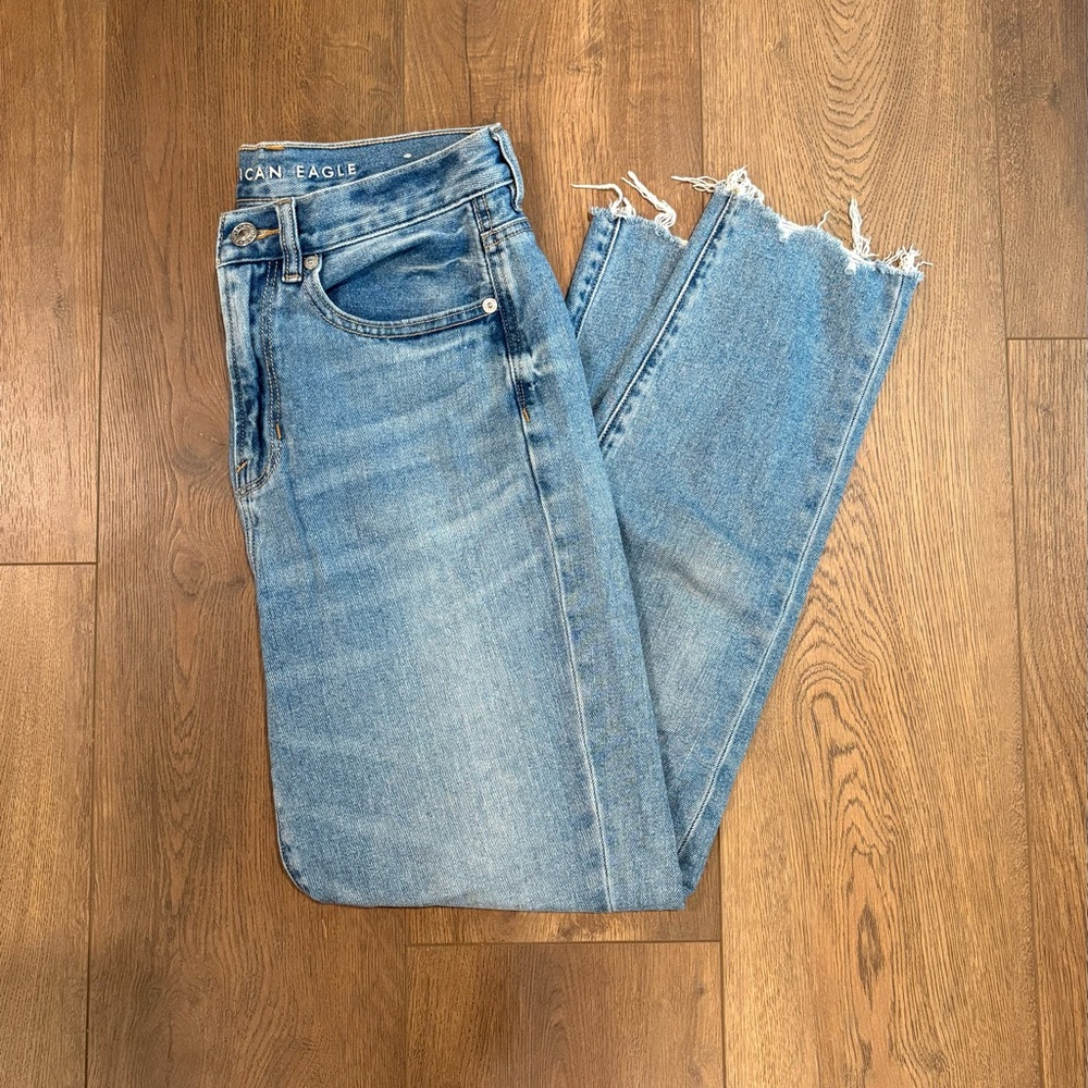 American Eagle Classic Blue Mom Jeans